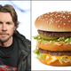 Left: Dax Shepard; Right: McDonald's Big Mac